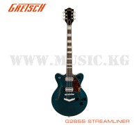 Полуакустическая гитара Gretsch G2655 Streamliner Center Block Jr. Double-Cut with V-Stoptail, Laurel Fingerboard, Midnight Sapphire