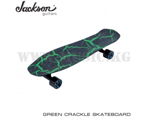 Скейтборд Green Crackle Skateboard