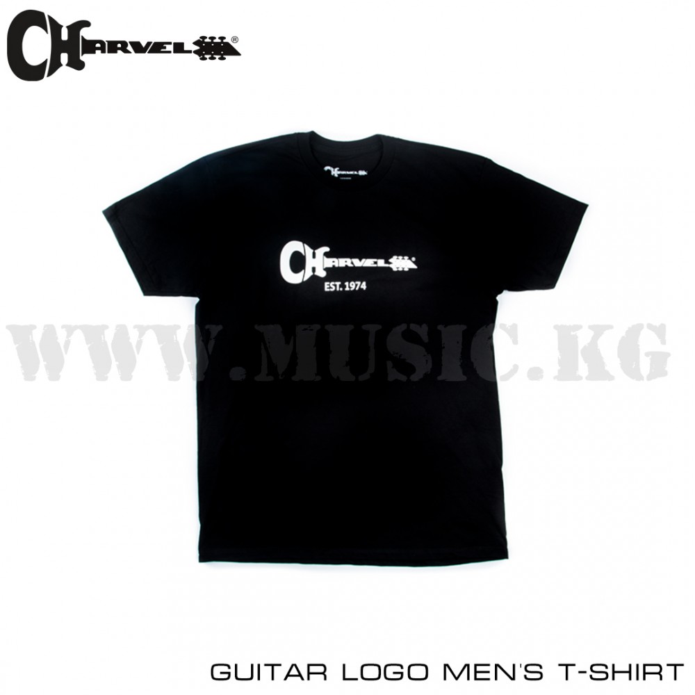 Футболка Charvel Guitar Logo Men's T-Shirt, Black, L