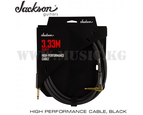 Инструментальный кабель Jackson High Performance Cable, Black 3.33м