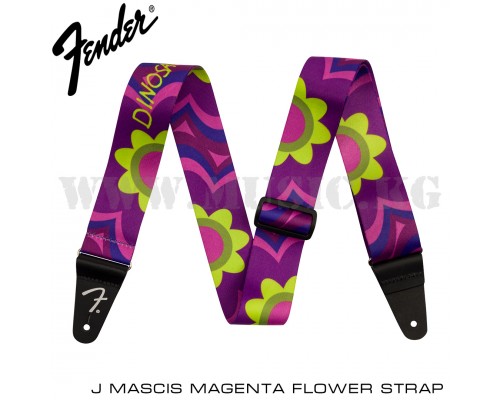 Ремень Fender J Mascis Magenta Flower Strap