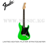 Электрогитара Fender Limited Edition Player Stratocaster®, Ebony Fingerboard, Neon Green