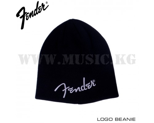 Шапка Fender Logo Beanie, Black
