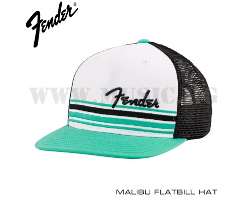 Кепка Fender Malibu Flatbill Hat, Multi-Color