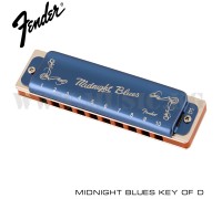 Губная гармошка Fender Midnight Blues Harmonica, Key of D