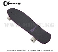 Скейтборд Charvel Purple Bengal Stripe Skateboard