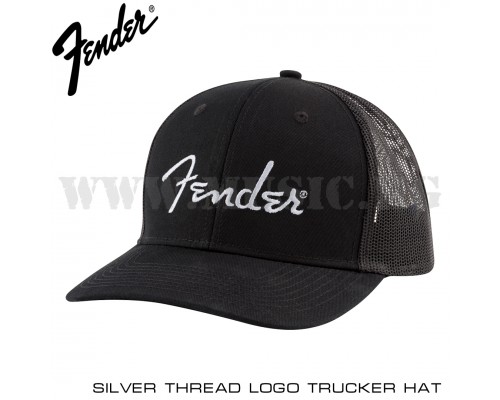 Кепка Fender Silver Thread Logo Snapback Trucker Hat