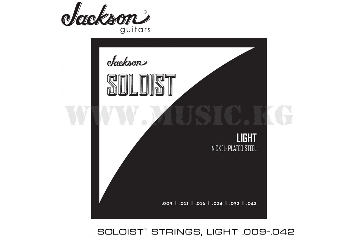 Струны Jackson Soloist Strings, Light .009-.042