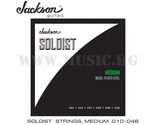Струны Jackson Soloist Strings, Medium .010-.046
