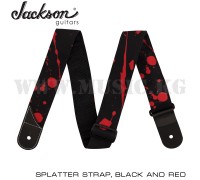 Ремень Jackson Splatter Strap, Black and Red