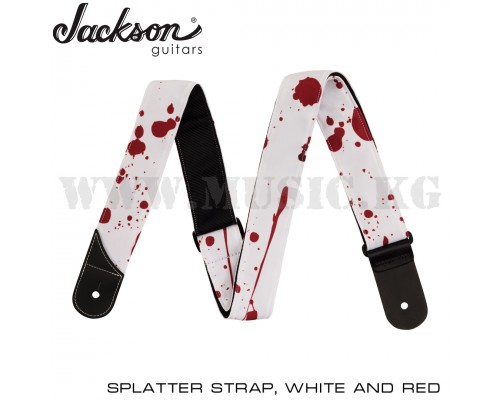 Ремень Jackson Splatter Strap, White and Red