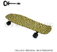Скейтборд Charvel Yellow Bengal Skateboard