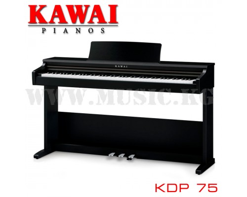 Цифровое фортепиано Kawai KDP 75 Embossed Black