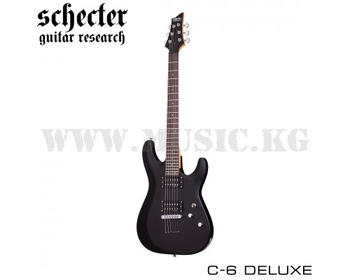 Электрогитара Schecter C-6 Deluxe Satin Black