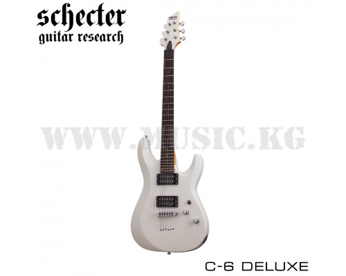 Электрогитара Schecter C-6 Deluxe Satin White