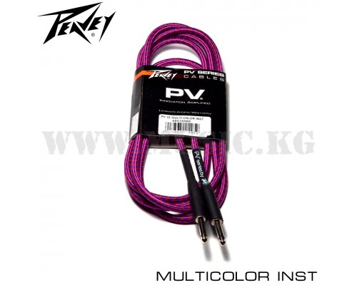 Инструментальный кабель Peavey PV10 Multicolor Inst Cable (3м)