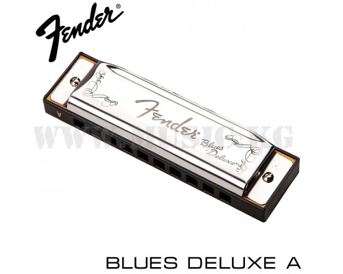 Губная гармошка Fender Blues Deluxe Harmonica, Key of A