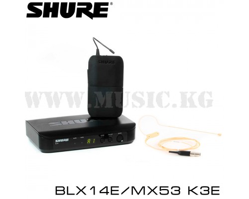 Радиосистема Shure BLX14E/MX53 K3E