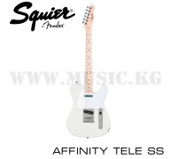 Электрогитара Affinity Series™ Telecaster®, Maple Fingerboard, Arctic White, Squier