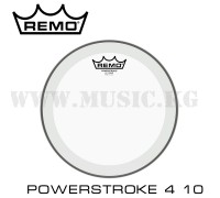 Пластик для малого барабана и томов Remo Powerstroke 4 Clear 10"