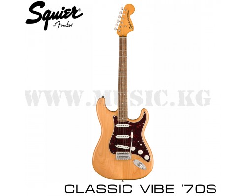 Электрогитара Squier Classic Vibe '70s Stratocaster®, Laurel Fingerboard, Natural