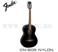 Классическая гитара Fender CN-60S Nylon, Walnut Fingerboard, Black