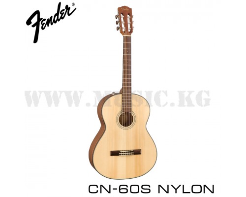 Классическая гитара Fender CN-60S Nylon, Walnut Fingerboard, Natural