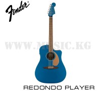 Электроакустика Fender Redondo Player, Walnut Fingerboard, Belmont Blue