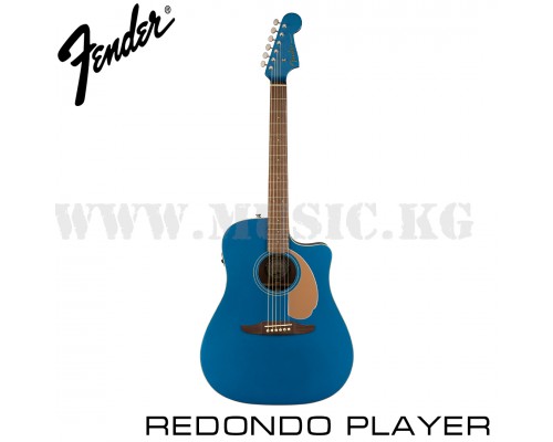 Электроакустика Fender Redondo Player, Walnut Fingerboard, Belmont Blue