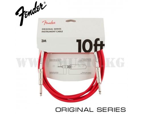 Инструментальный кабель Fender Original Series Red (3м)