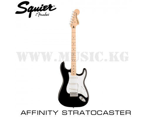 Электрогитара Affinity Stratocaster MN WPG Black, Squier