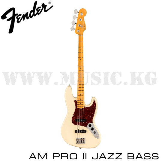 Бас-гитара Fender American Pro II Jazz Bass RW Olympic White