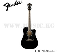 Электроакустическая гитара FA-125CE Black, Fender