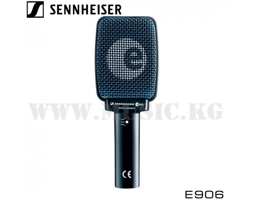 Инструментальный микрофон для записи гитарных кабинетов и перкуссии Sennheiser E906