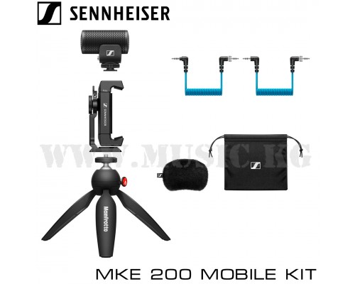 Комплект для записи звука со смартфона Sennheiser MKE200 Mobile Kit