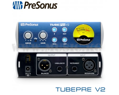 Ламповый микрофонный предусилитель Presonus TubePre V2