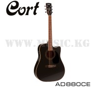 Электроакустическая гитара Cort AD880CE BK