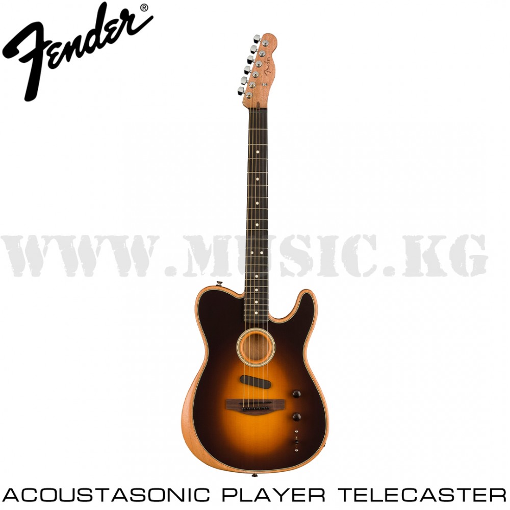 Электроакустическая гибридная гитара Fender Player Acoustasonic® Telecaster®, Rosewood Fingerboard, Shadow Burst 