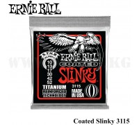 Струны для электрогитары Ernie Ball 3115 Coated Titanium S.T.H.B. Slinky 10-52
