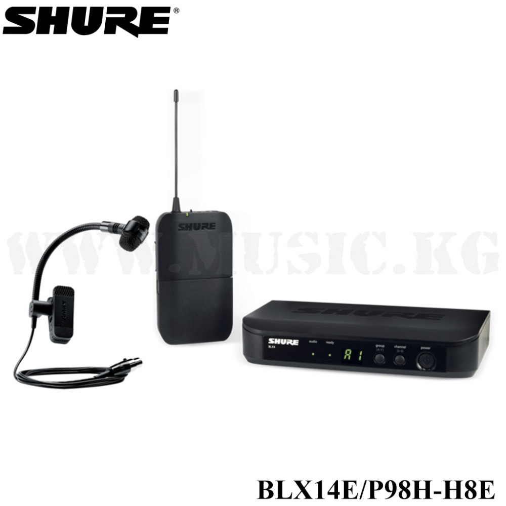 Инструментальная радиосистема Shure BLX14E/P98H-H8E