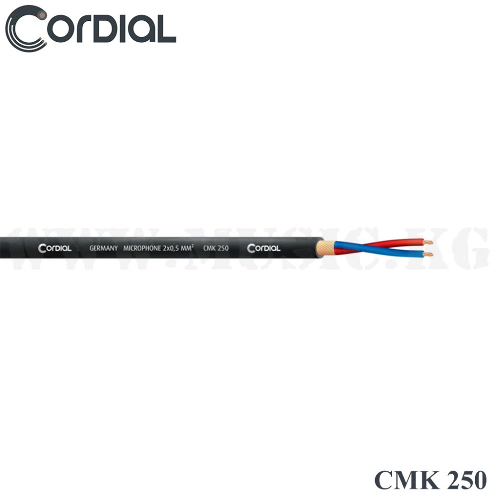 Микрофонный кабель Cordial CMK 250 BK
