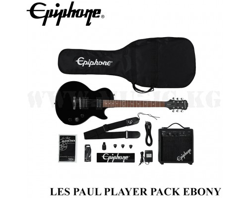 Гитарный комплект Epiphone Les Paul Player Pack 230V Ebony