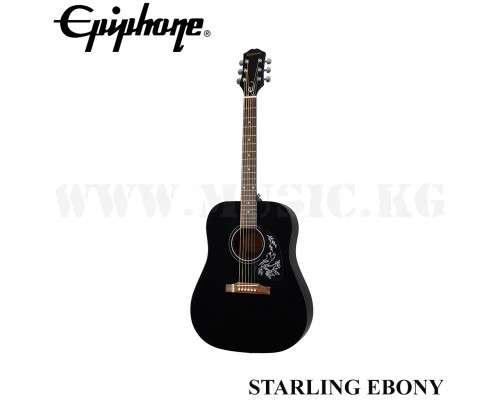 Акустическая гитара Epiphone Starling (Square Shoulder) Ebony 
