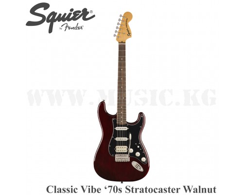 Электрогитара Squier Classic Vibe 70s Stratocaster HSS, Laurel Fingerboard, Walnut