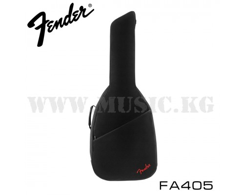 Чехол для акустической гитары FA405 Dreadnought Gig Bag, Black, Fender
