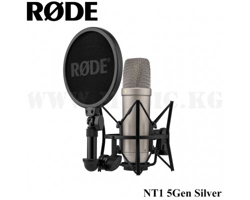 Конденсаторный микрофон Rode NT1 Gen5 Silver