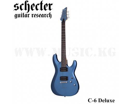 Электрогитара Schecter C-6 Deluxe Metallic Light Blue