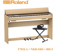 Осенняя акция!!! Цифровое фортепиано Roland F701 La + банкетка Nomad NKB-5404 + наушники Roland RH-5