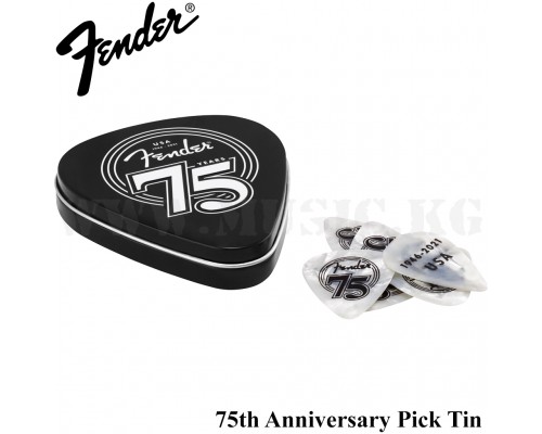 Комплект медиаторов 75th Anniversary Pick Tin (18) Fender