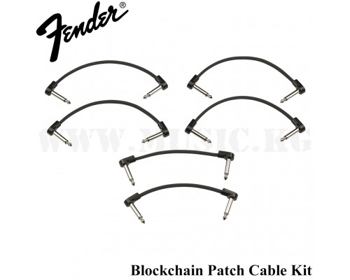 Комплект патчей Blockchain Patch Cable Kit, Extra Small, Black Fender